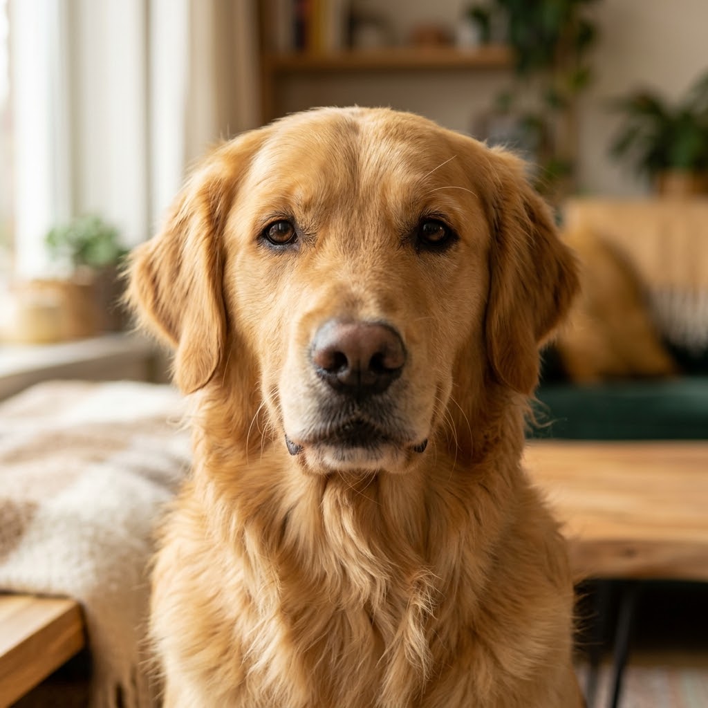 Original pet photo — input for the calm AI video example